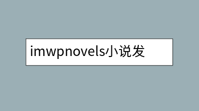 imwpnovels小说发布接口说明书