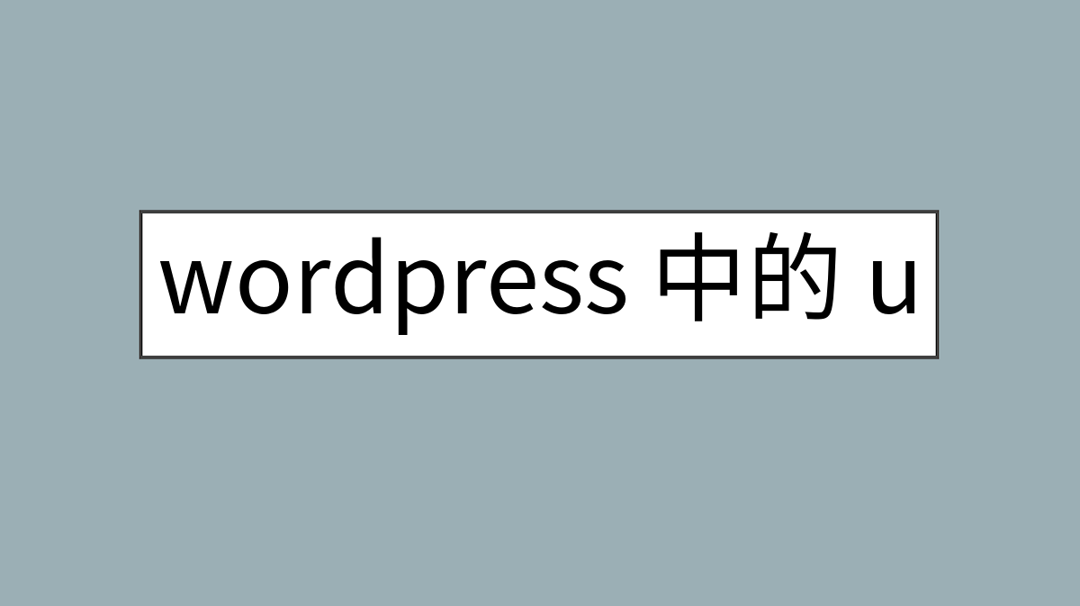 wordpress 中的 user_activation_key 是什么