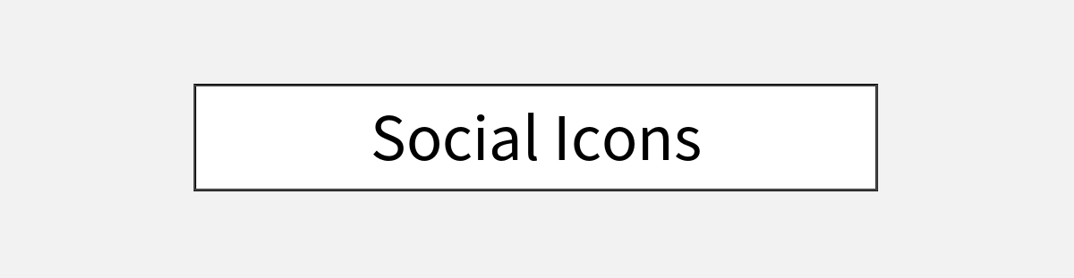 Social Icons